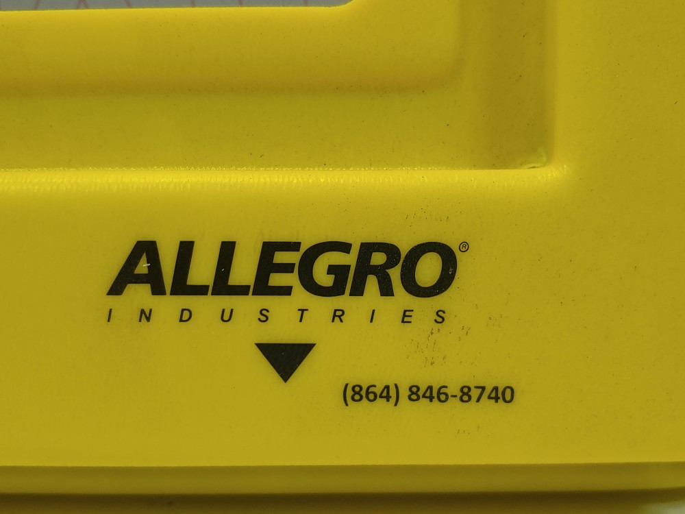 Allegro 4100 SCBA Wall Cabinet Case Plastic Black/Yellow