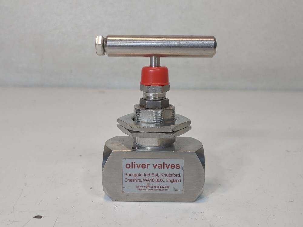 Oliver 1/4" NPT 10000 PSI 316SS Needle Valve F25S/HP/NA/PM