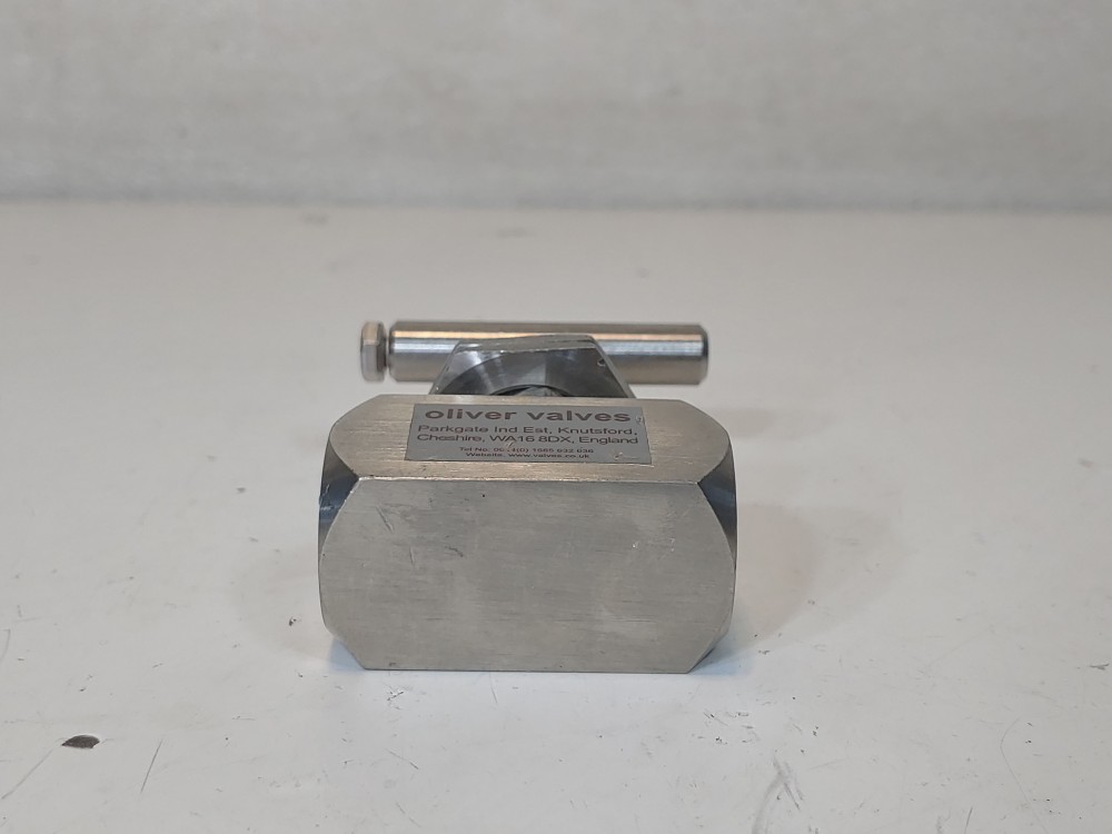 Oliver 1/4" NPT 10000 PSI 316SS Needle Valve F25S/HP/NA/PM