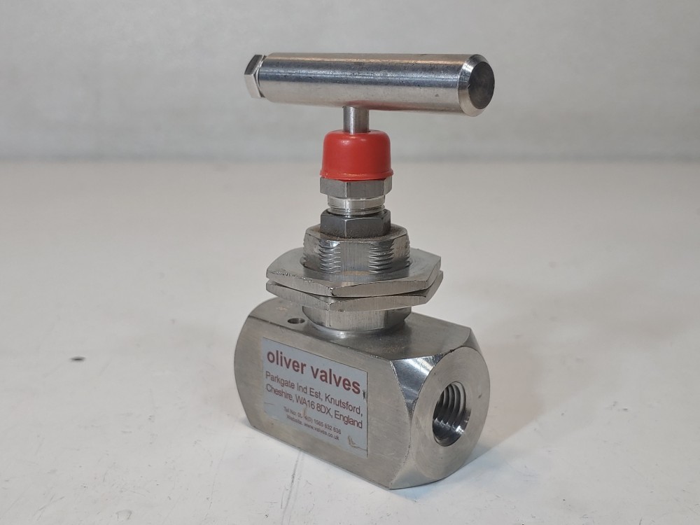 Oliver 1/4" NPT 10000 PSI 316SS Needle Valve F25S/HP/NA/PM