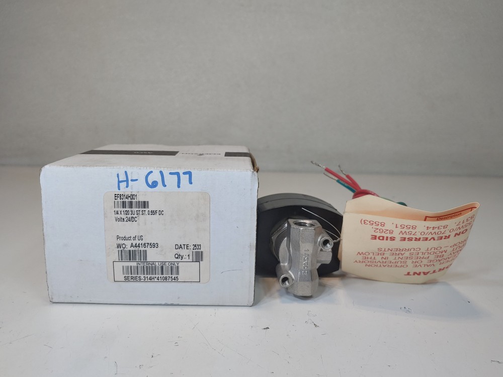 Asco 2-Way 24V Solenoid Valve EF8003H304 / EF8314H301