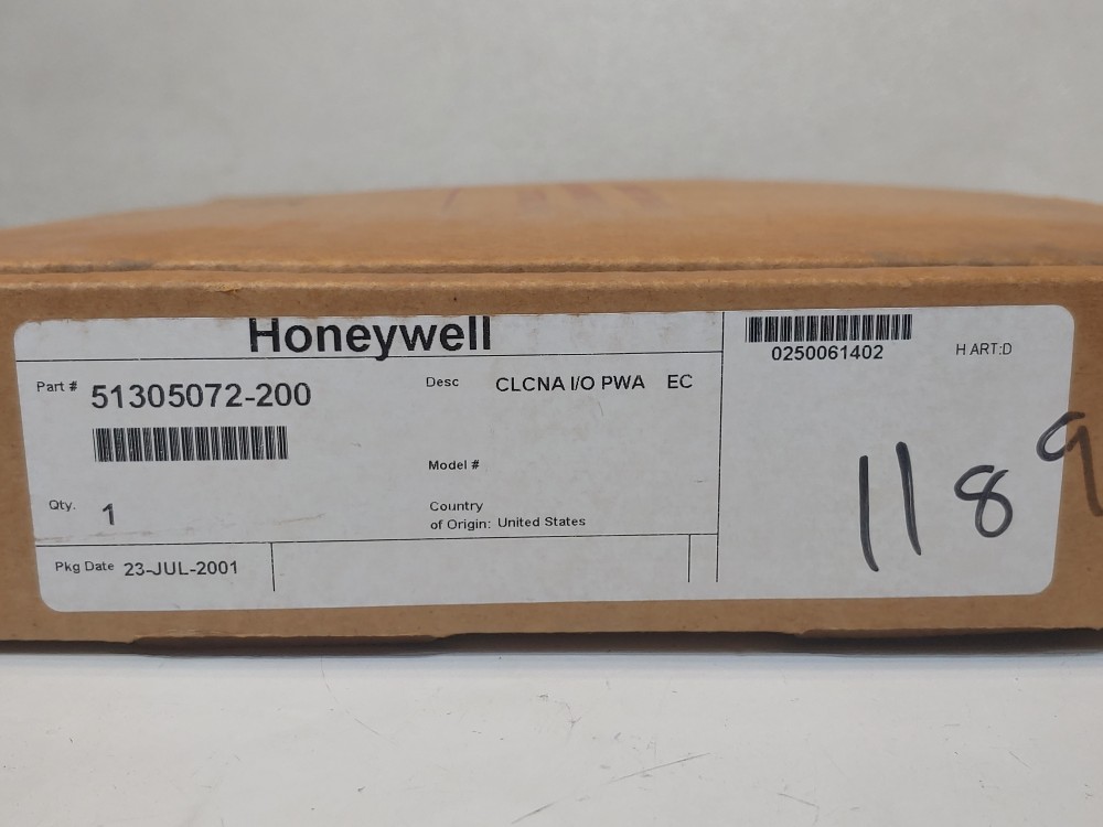 Honeywell I/O Card Paddle Board CLCNIO 51305072-200