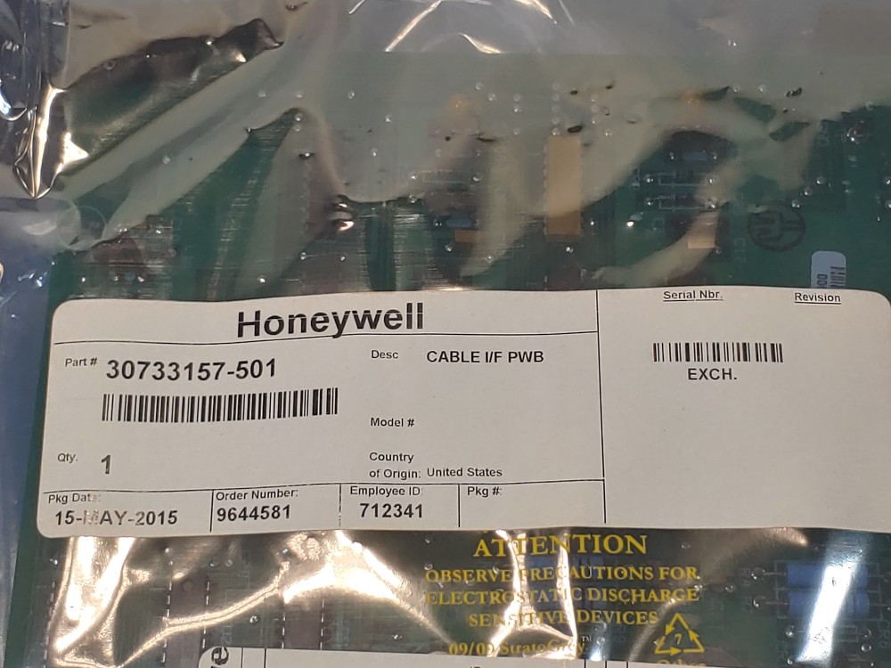 Honeywell 30733157-501 Interface Circuit Board 