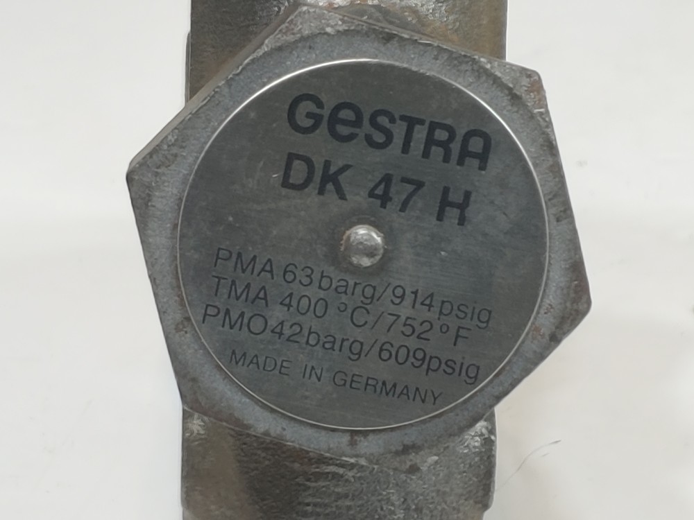 Gestra 1/2"NPT Thermodynamic Steam Trap Model DK47H