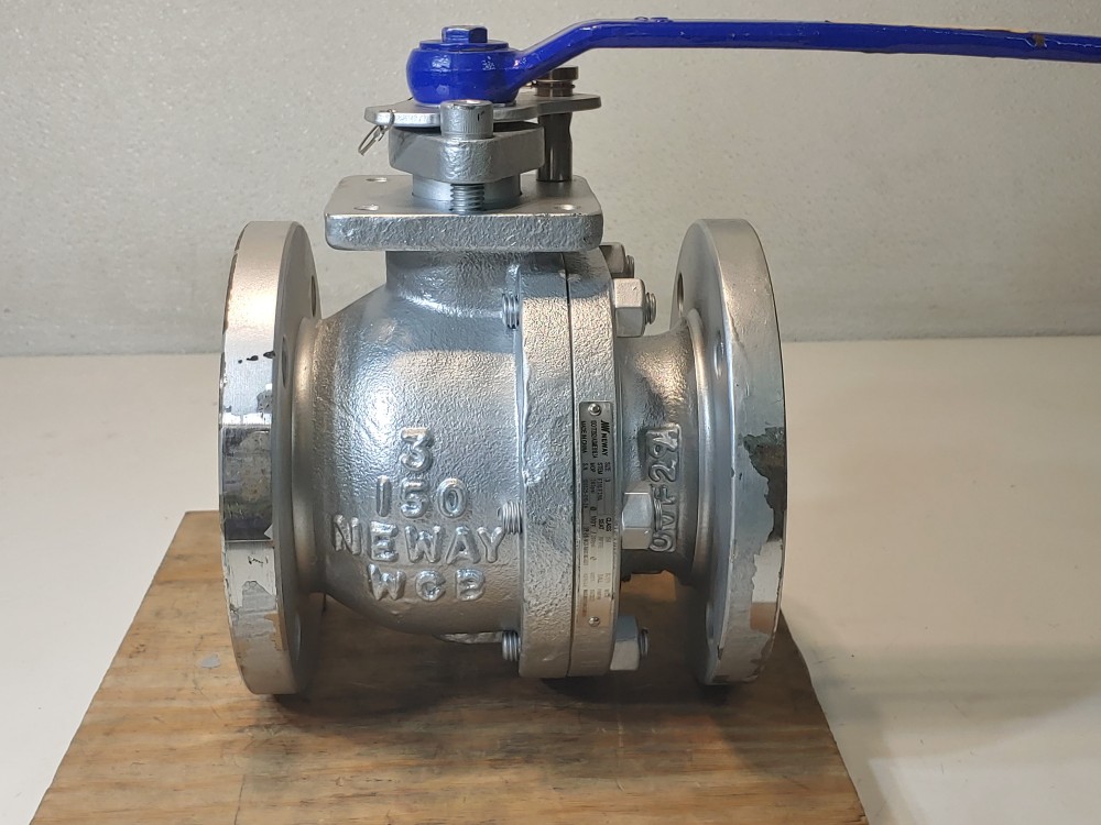 Neway 3" 150# RF WCB Flanged Full Port Ball Valve 3FP-B1R-WCB-1N662-MC-ULE1