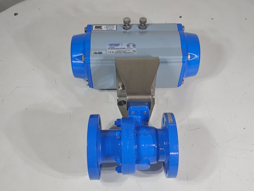Jamesbury 2" 300# WCB Actuated Flanged 2-PC Ball Valve  VPVL450DABD
