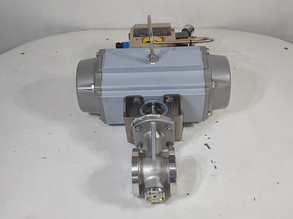 VETEC 1-1/2" 150#  Air Torque PT550U Actuated Valve CF8M w/ Samson Positioner