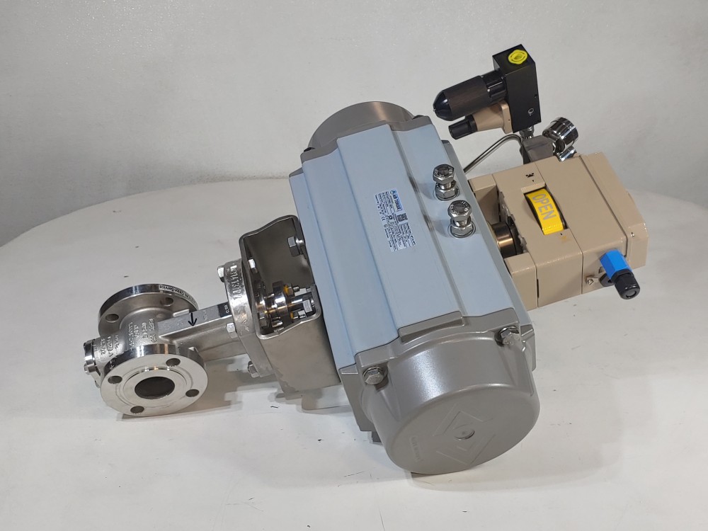 VETEC 1-1/2" 150#  Air Torque PT550U Actuated Valve CF8M w/ Samson Positioner