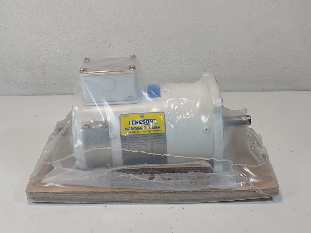 Leeson 1/2 HP Electric Motor Double Shaft C42D17NC28A