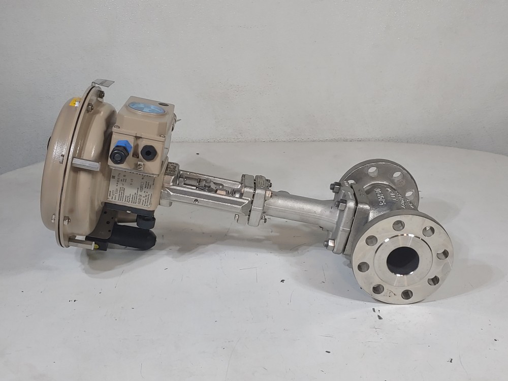 Samson 2" 300# 3277 CF8M Actuated Globe Valve w/ 3730-5 Positioner