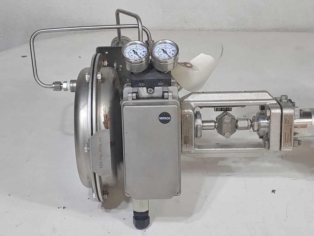 Samson 2" 300# 3277 CF2M Actuated Globe Valve w/ 3730-3 Positioner