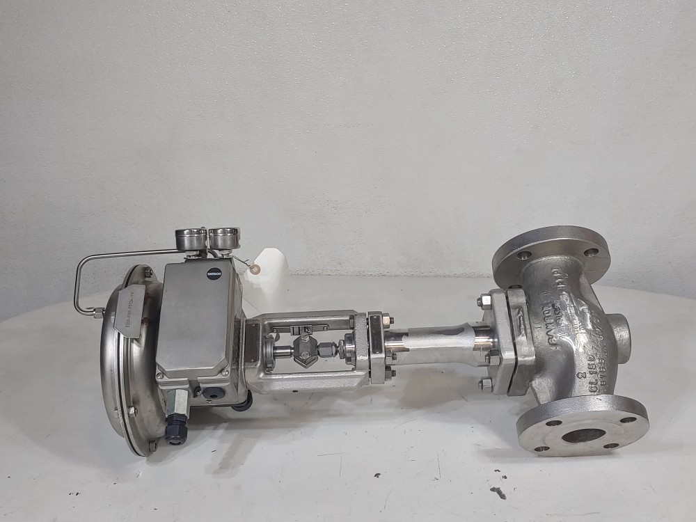 Samson 2" 300# 3277 CF2M Actuated Globe Valve w/ 3730-3 Positioner