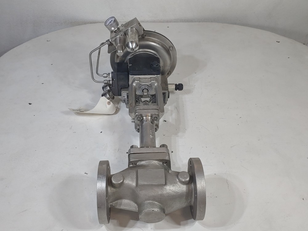 Samson 2" 300# 3277 CF2M Actuated Globe Valve w/ 3730-3 Positioner