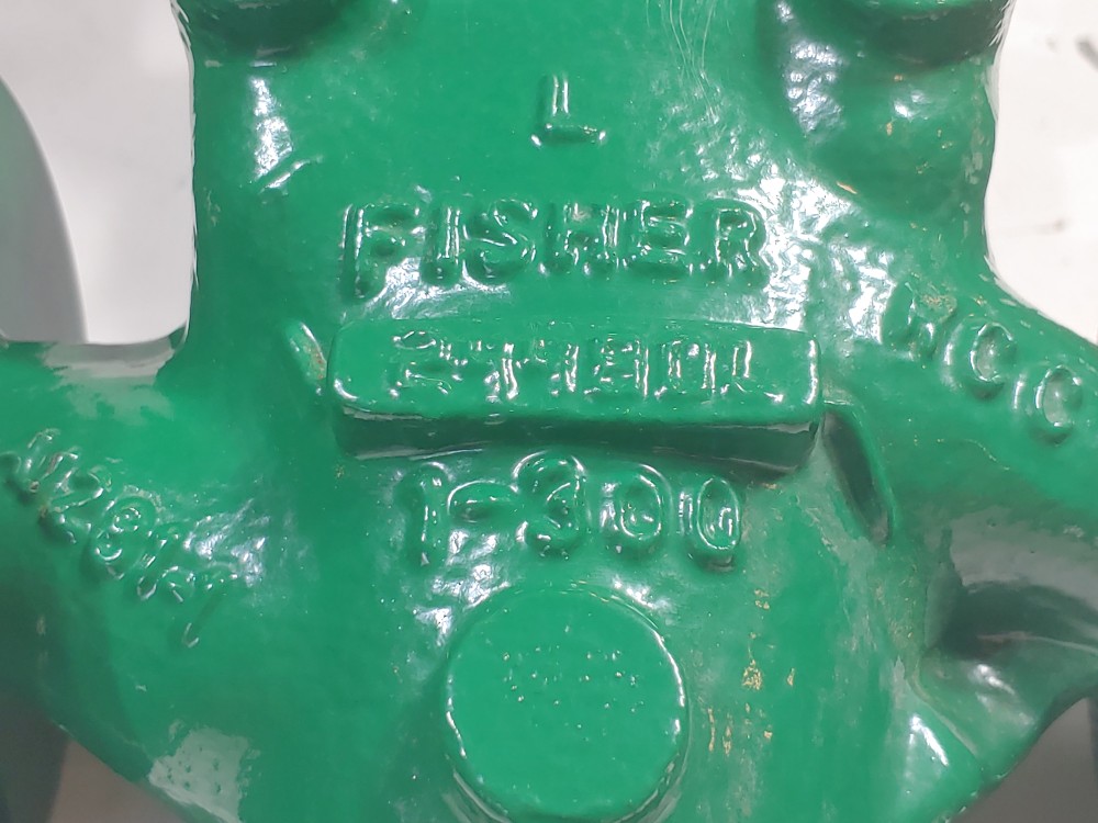 Fisher 1" 300# Control Valve w/ 667 Actuator & DVC6200 FieldVue Positioner 