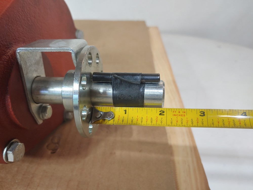 Flowserve Rotork CY87960A-I-C Worm Gear Actuator w/ Bracket & Adapter