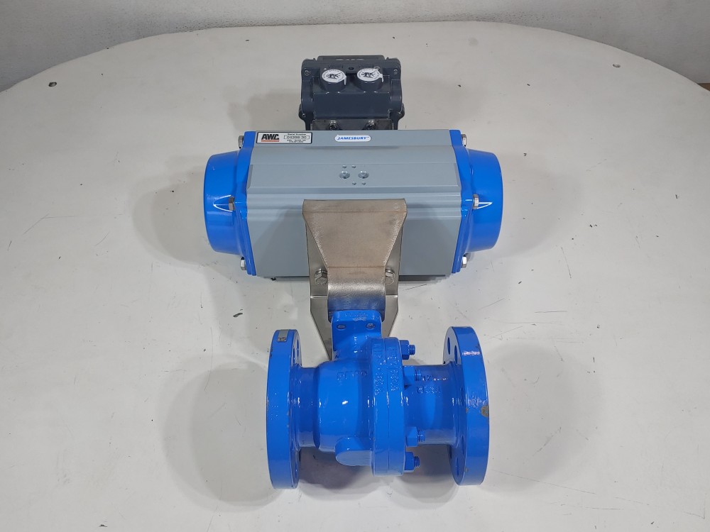 Jamesbury 2" 300# Actuated Flanged Ball Valve VPVL450DABD w/ Limit Switch