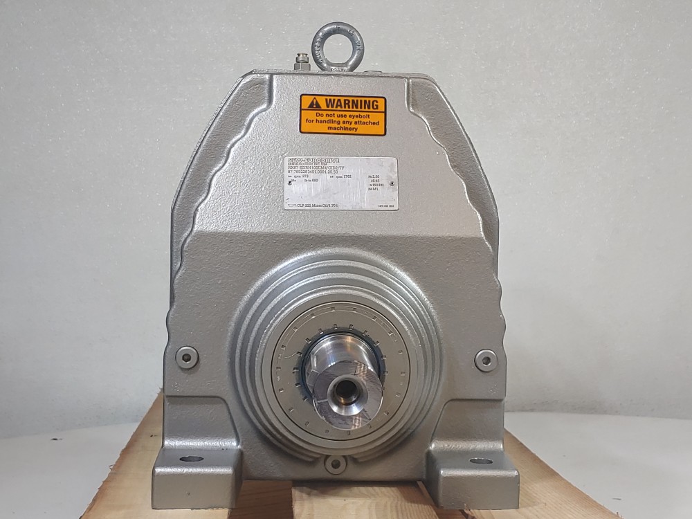 Sew Eurodrive Gearbox Type: RX87 EDRN100LM4/CID2/TF w/ 3.0 S1HP Motor
