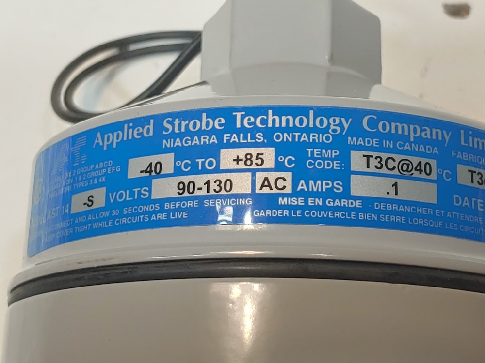 Applied Hazardous Location  AST 14 S Amber Strobe Light C1D2, N4