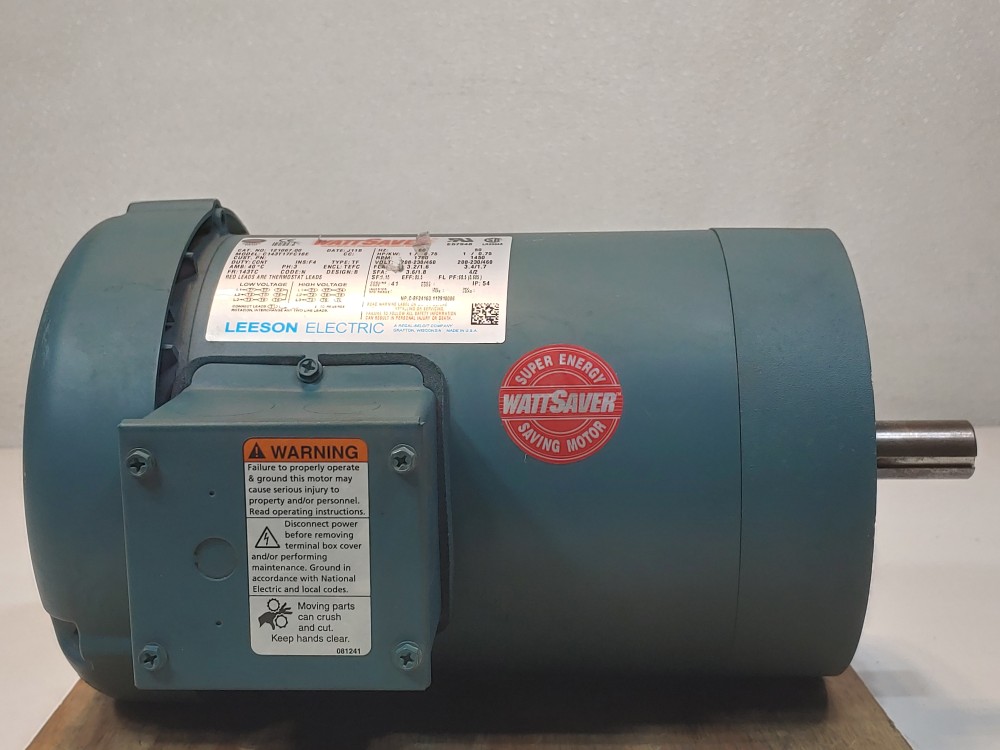 Leeson 121067.00 1HP 1760 RPM  Premium Motor C143T17FC16E