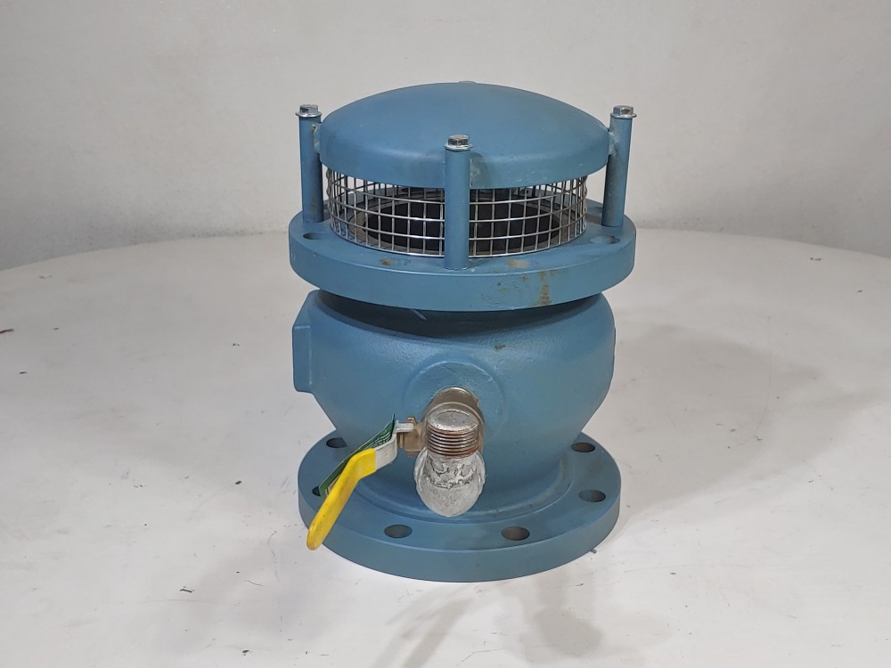 Val Matic 6" Flanged Vacuum Breaker w/ 1" Air Release Valve