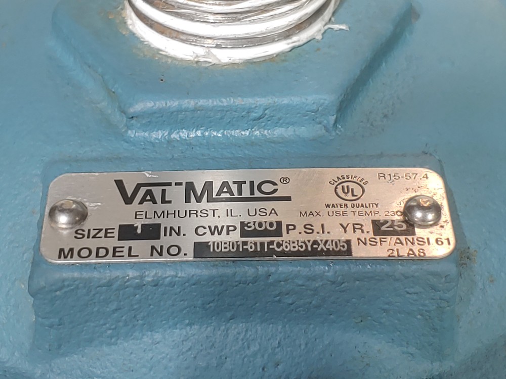 Val Matic 6" Flanged Vacuum Breaker w/ 1" Air Release Valve