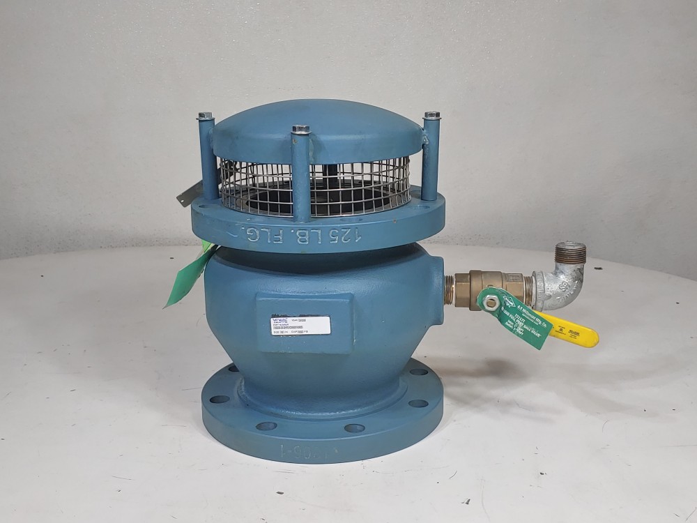 Val Matic 6" Flanged Vacuum Breaker w/ 1" Air Release Valve
