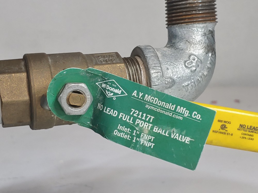 Val Matic 6" Flanged Vacuum Breaker w/ 1" Air Release Valve