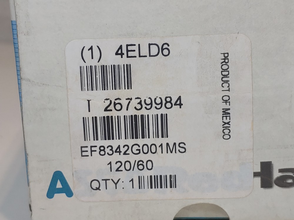 Asco 1/4" Solenoid Valve EF8342G001MS / EF8017G2
