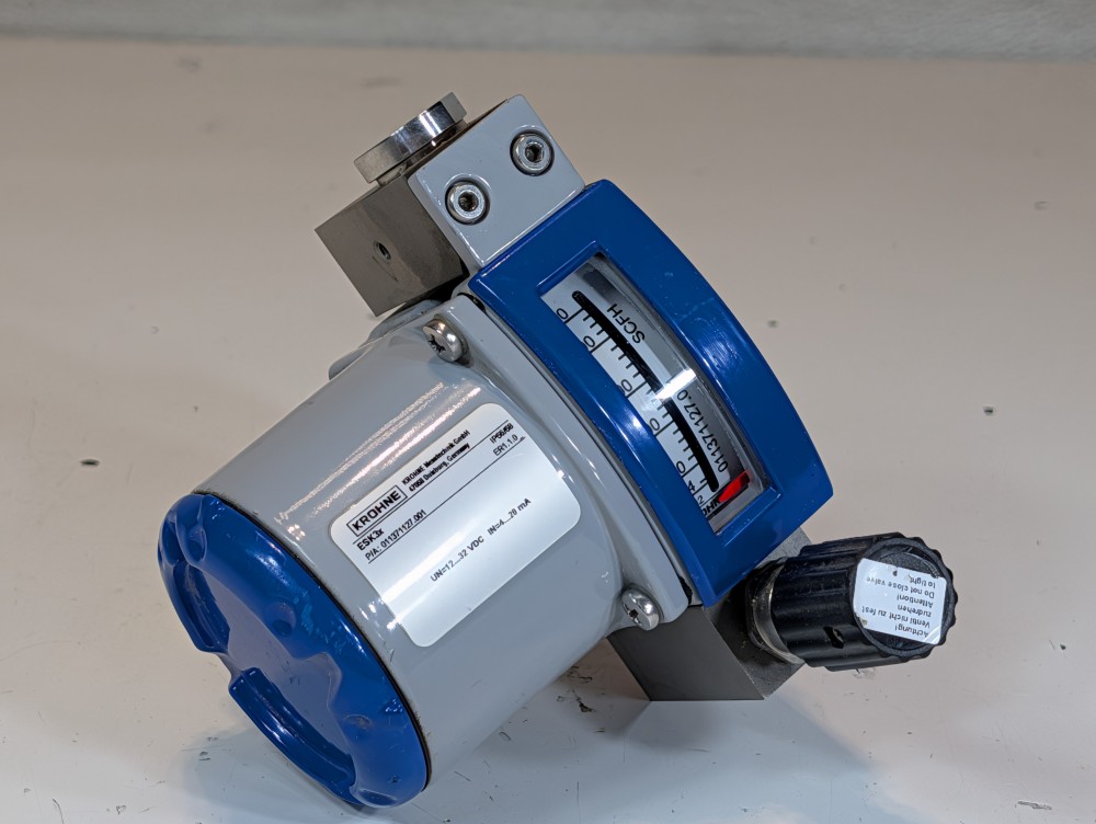 Krohne DK32/ESK Variable Area Flowmeter w/ Electric Signal Output