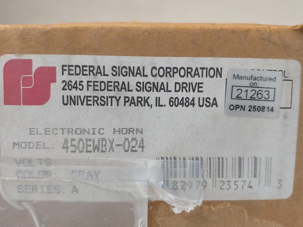 Federal Signal 450EWBX-024 Vibratone Electronic Horn