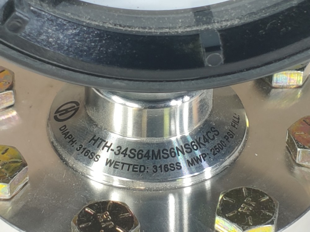 Ashcroft Duragauge 0-100 PSI Pressure Gauge w/ Diaphragm Seal HTH-34S64MS6NS6KCS 