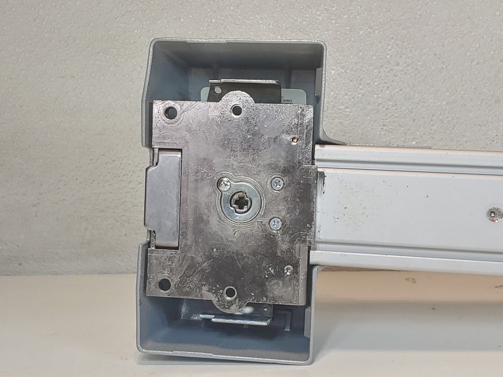 Detex ECL-230X W -CYL KA Alarmed Deadbolt Panic Hardware