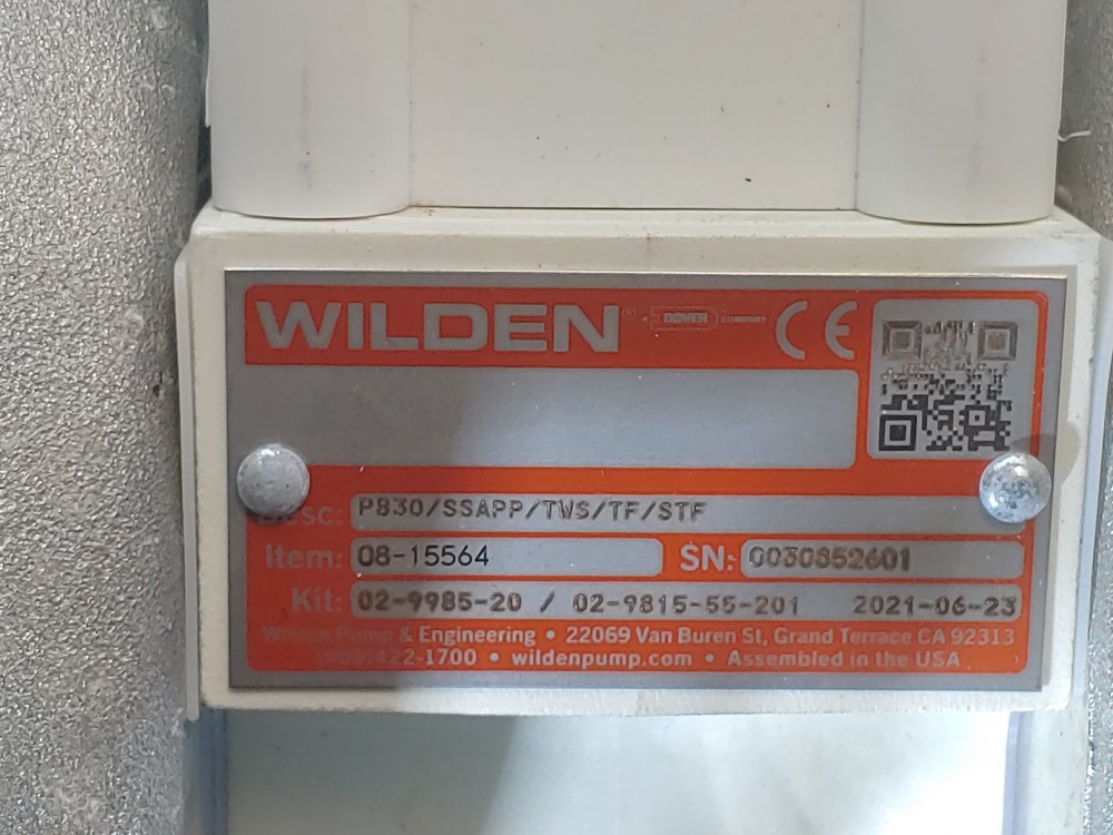 Wilden 08-15564 Pro-Flo 2"150# Air Operated Double Diaphragm (AODD) Pump