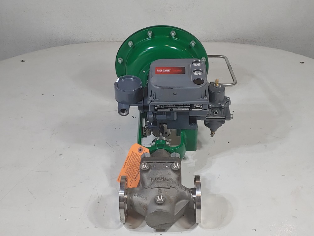 Fisher EZ 1" 150# Actuated Control Valve Type 657 w/ Fieldvue DVC6200 Positioner