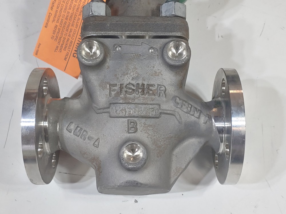 Fisher EZ 1" 150# Actuated Control Valve Type 657 w/ Fieldvue DVC6200 Positioner