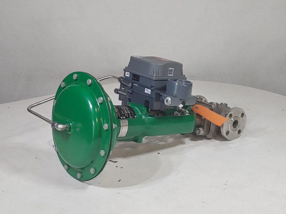 Fisher EZ 1" 150# Actuated Control Valve Type 657 w/ Fieldvue DVC6200 Positioner