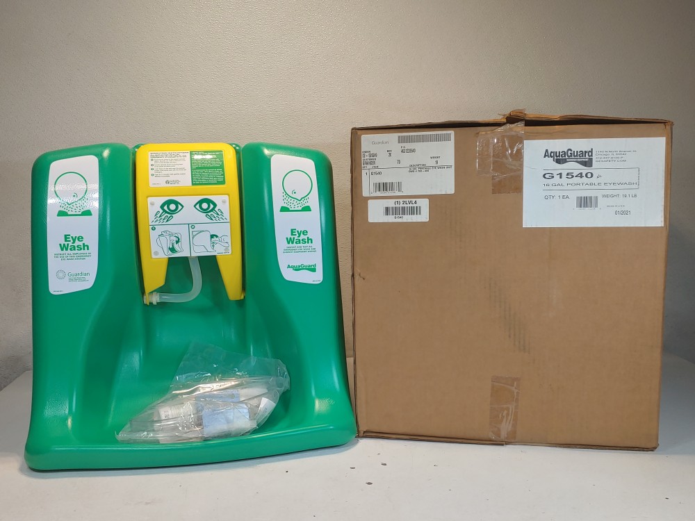 Guardian Equipment G1540 Gravity Fed Aqua-Guard Portable Eyewash Station