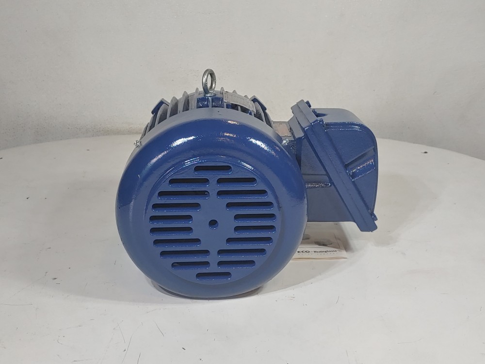 TECO Westinghouse 7.5, 3Ph Electric Motor 3470 RPM, Cat #XP7/54, Type AEHHXV