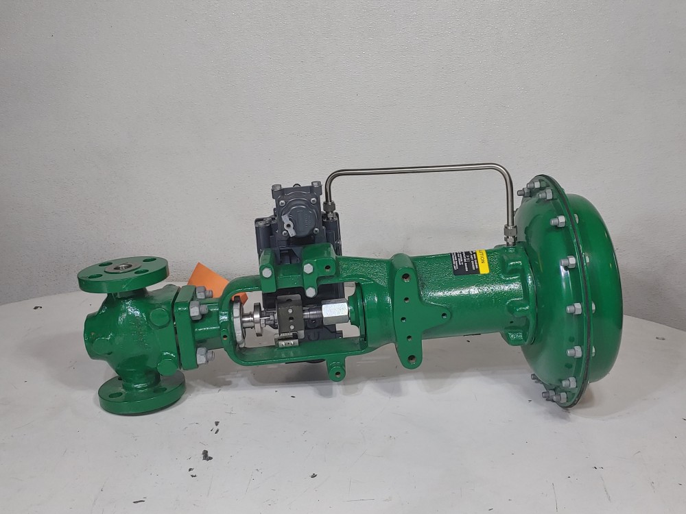Fisher 3/4" 300# Actuated Control Valve Type 667 w/ Fieldvue DVC6200 Positioner