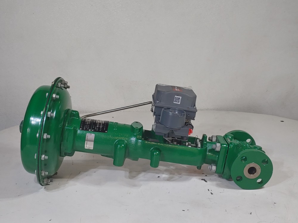 Fisher 3/4" 300# Actuated Control Valve Type 667 w/ Fieldvue DVC6200 Positioner