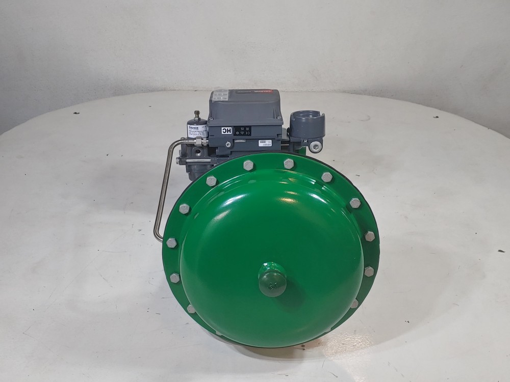 Fisher 3/4" 300# Actuated Control Valve Type 667 w/ Fieldvue DVC6200 Positioner