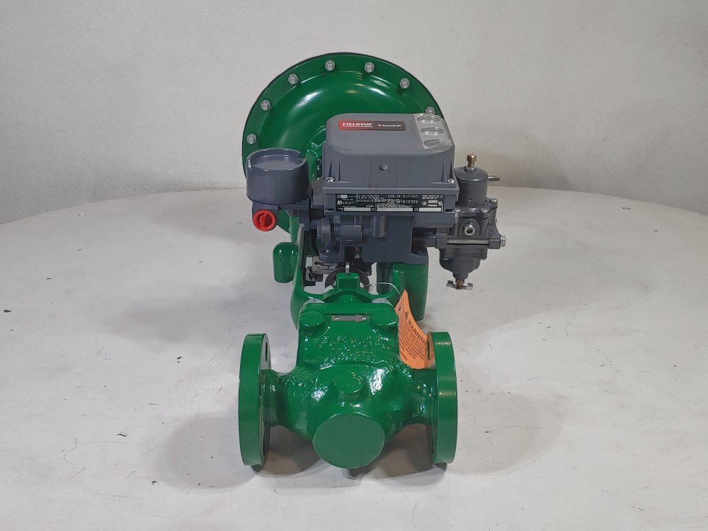 Fisher 3/4" 300# Actuated Control Valve Type 667 w/ Fieldvue DVC6200 Positioner