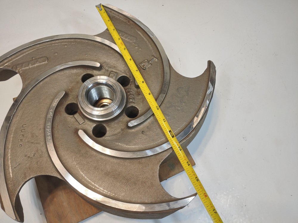 Goulds 5-Vane CF8M Impeller 16"