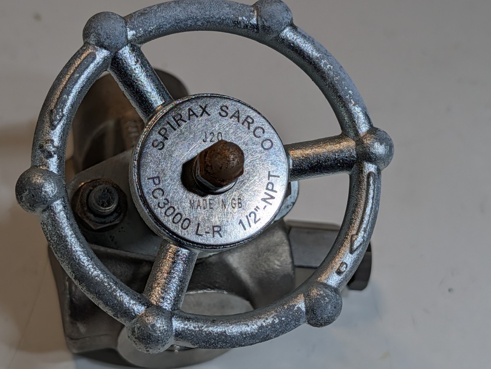 Spirax Sarco 1286393 PC3000 1/2" NPT Pipeline Connector w/ Trap Vent Valve J20