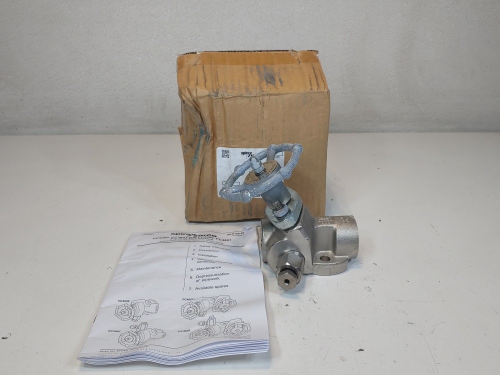 Spirax Sarco 1286393 PC3000 1/2" NPT Pipeline Connector w/ Trap Vent Valve G17