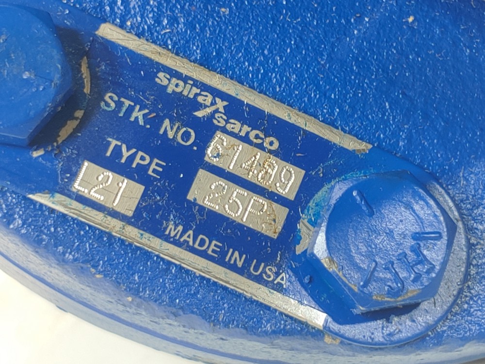 Spirax Sarco 61489 L21 25P CS Pressure Pilot (Blue) 100 PSI