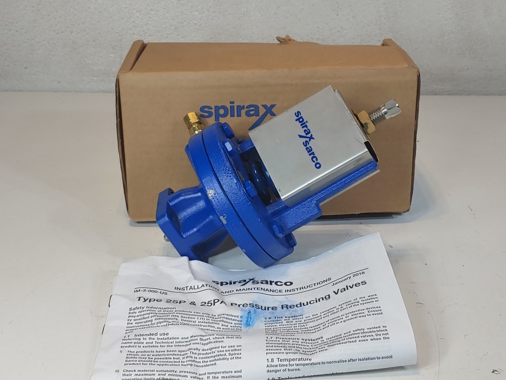Spirax Sarco 61489 L21 25P CS Pressure Pilot (Blue) 100 PSI