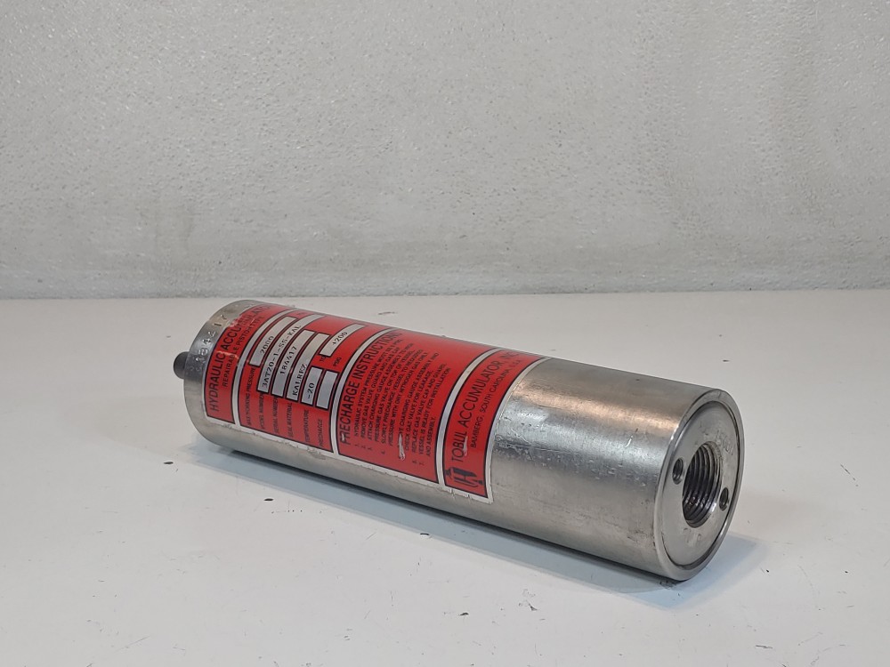 Tobul Accumulator Hydraulic Econolator Piston Accumulator Type 3AT20-1-SS-KAL