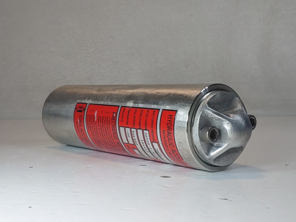Tobul Accumulator Hydraulic Econolator Piston Accumulator Type 3AT20-1-SS-KAL