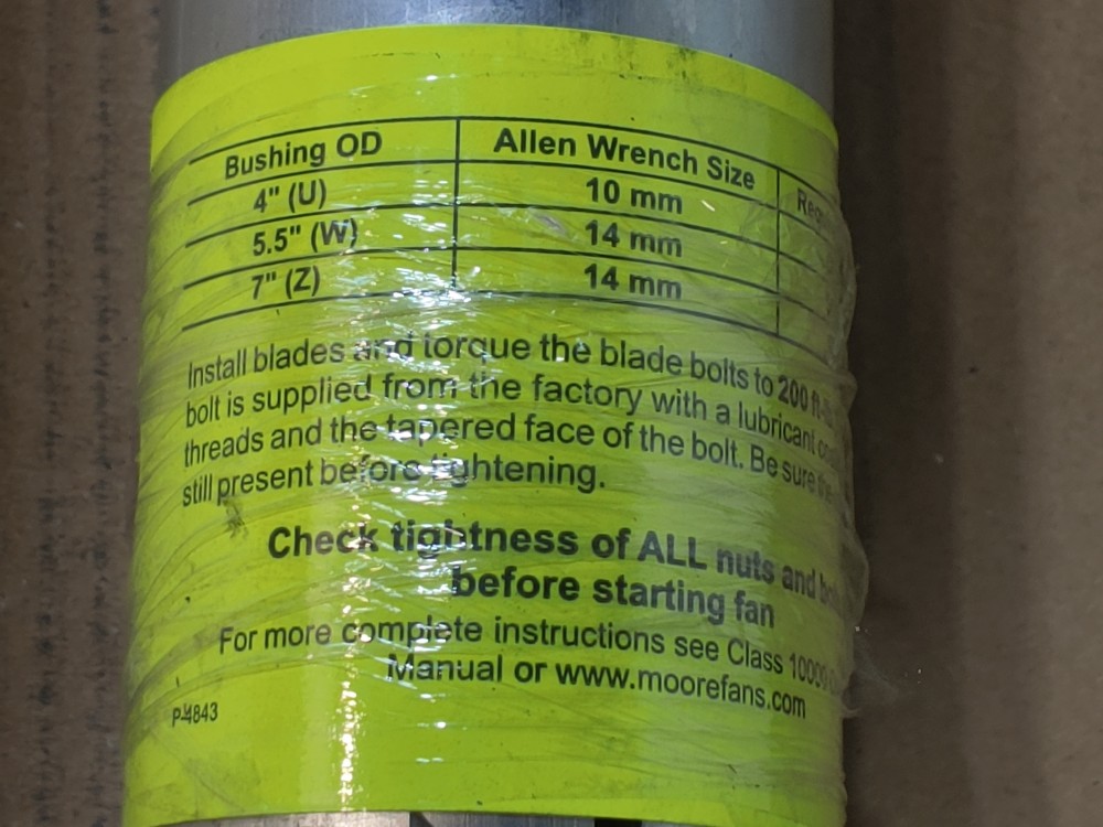 Moore Fans 4 Blade Class 10000 HD Series 42 SC Cooling Tower 185661